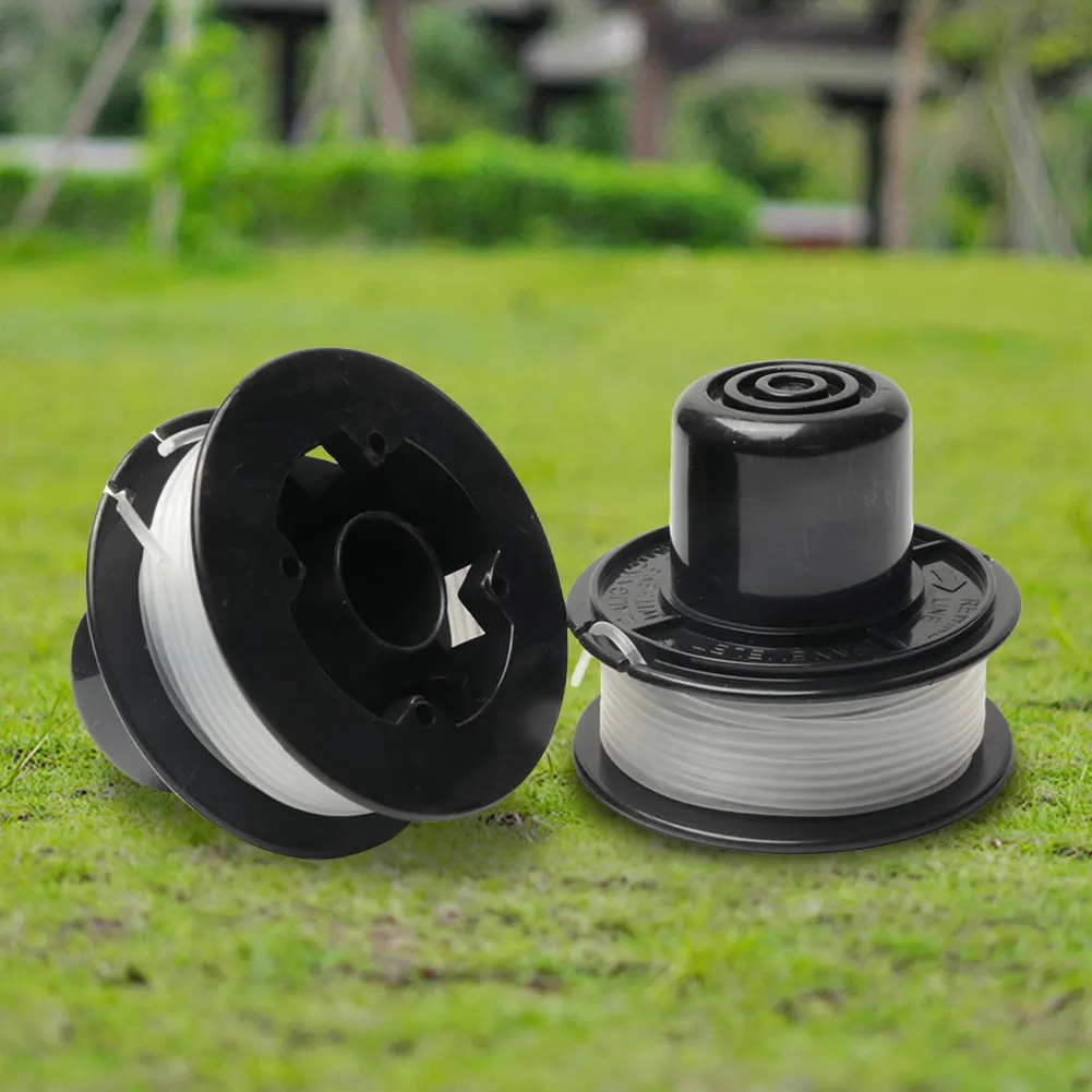 Spool and Cap Combo Replacement String Trimmer Spool Line with Trimmer Line Cap and Spring  Eater Spool for Black and Decker