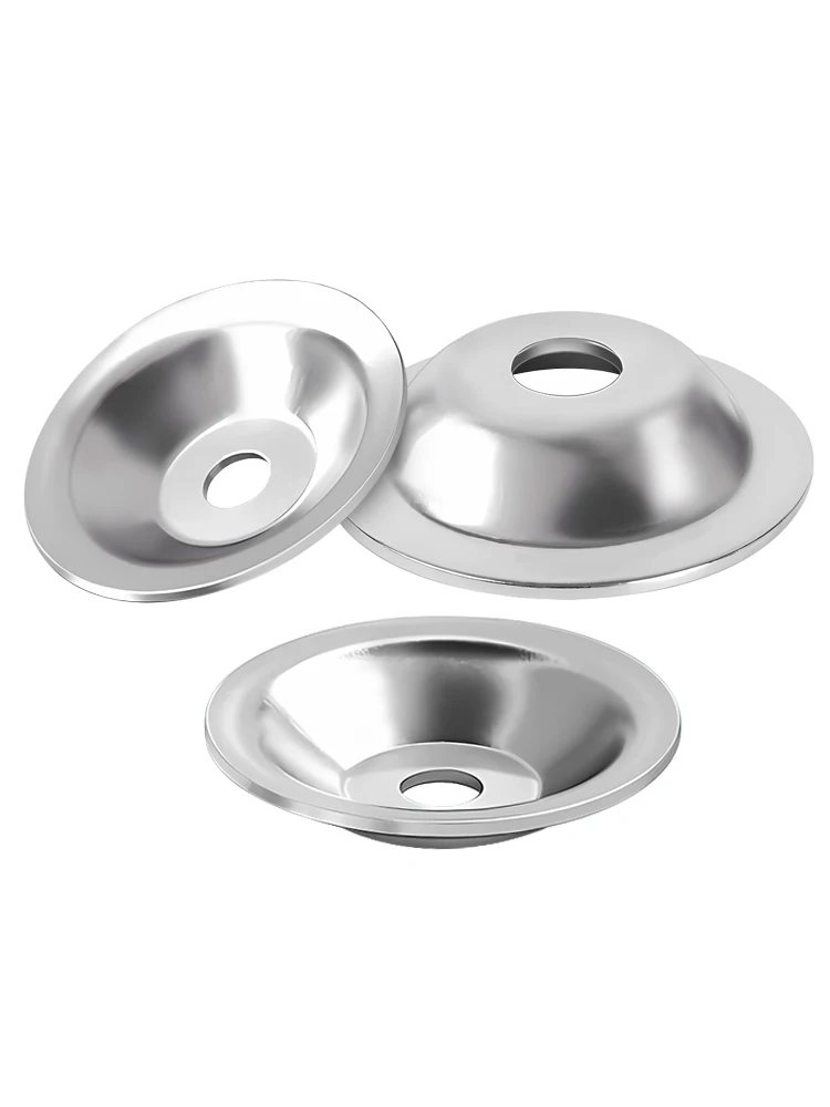 M5 M6 M8 M10 M12 304 Stainless Steel Bowl Shaped Straw Hat Gasket Fish Eye Washer Horn Shaped Foot Cup Gasket