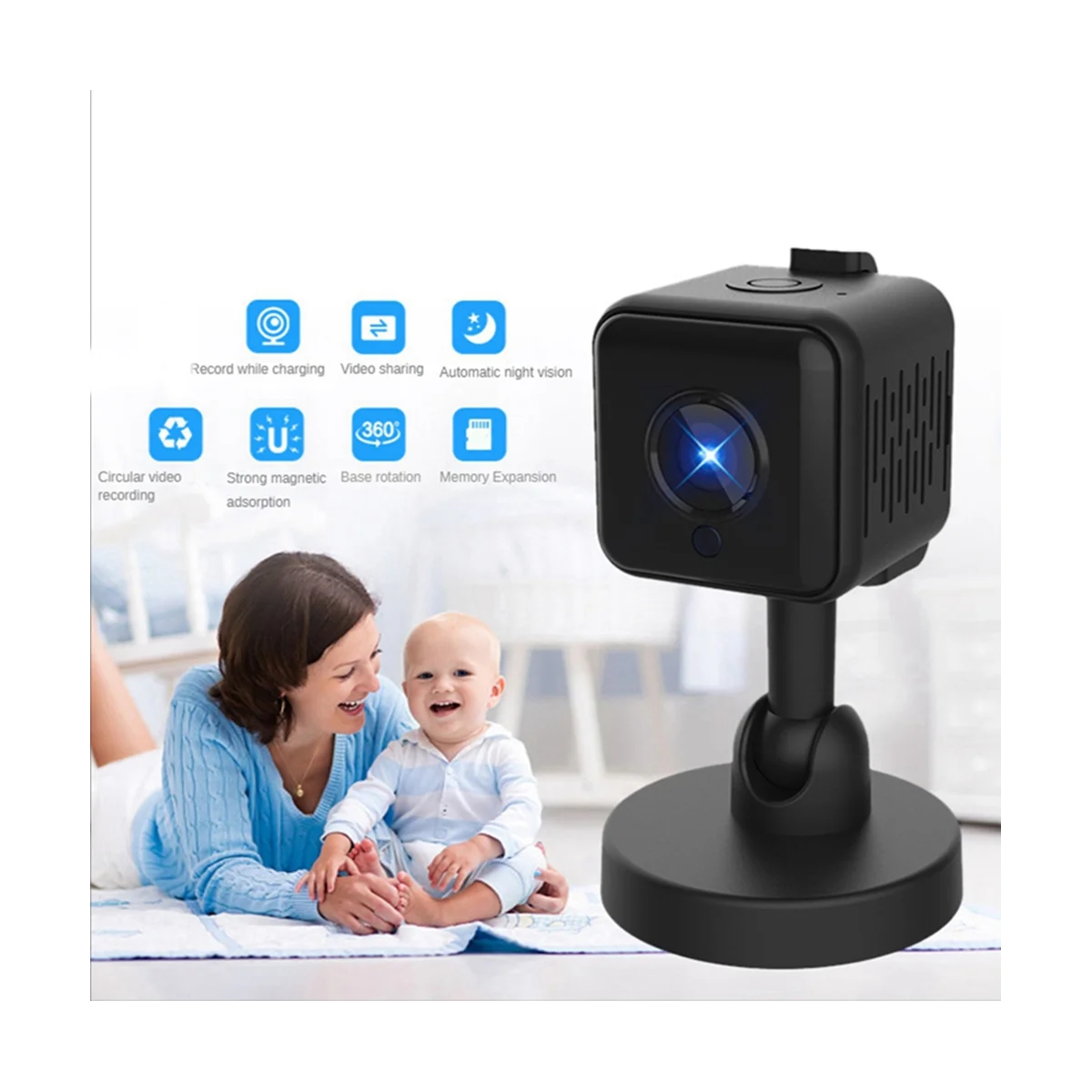 SQ30 HD Sports Camera Wifi monitoraggio visione notturna 1080P telecomando intelligente senza scheda di memoria