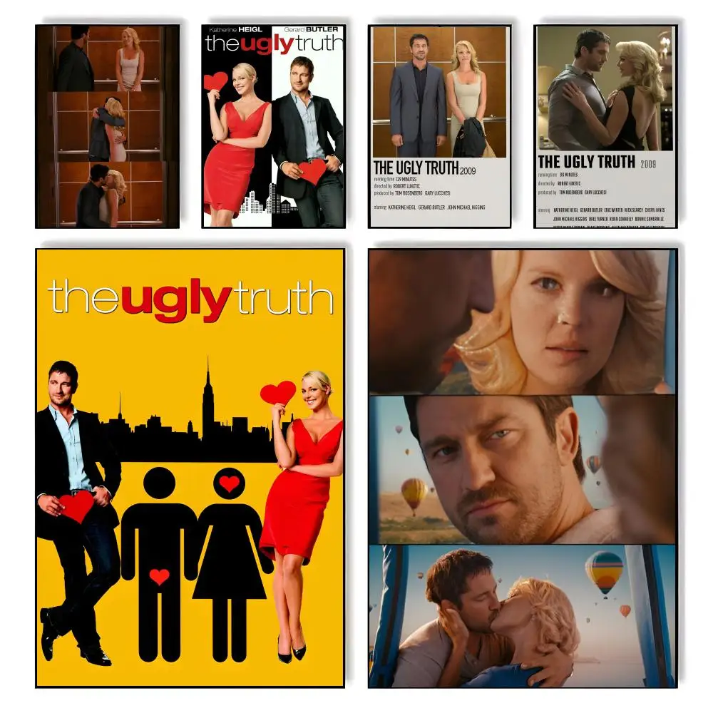 Affiche autocollante de la série Comedy T-The Ugly TruthS, impression artistique élégante, décoration murale pour la maison