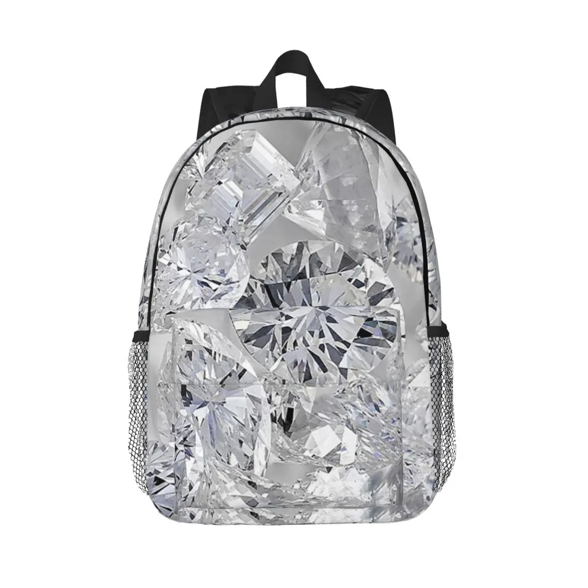 

Queen Rhinestone Bling Diamond Backpack Hot Sale Daypack Boys Girls BookBag Shoulder Bags for Men Women Children School Bag