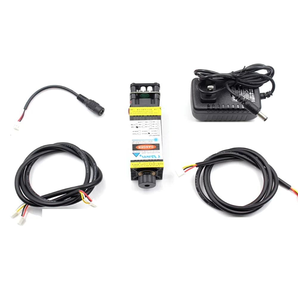 Adjustable focus 405nm 1W blue purple dot laser module DC12V