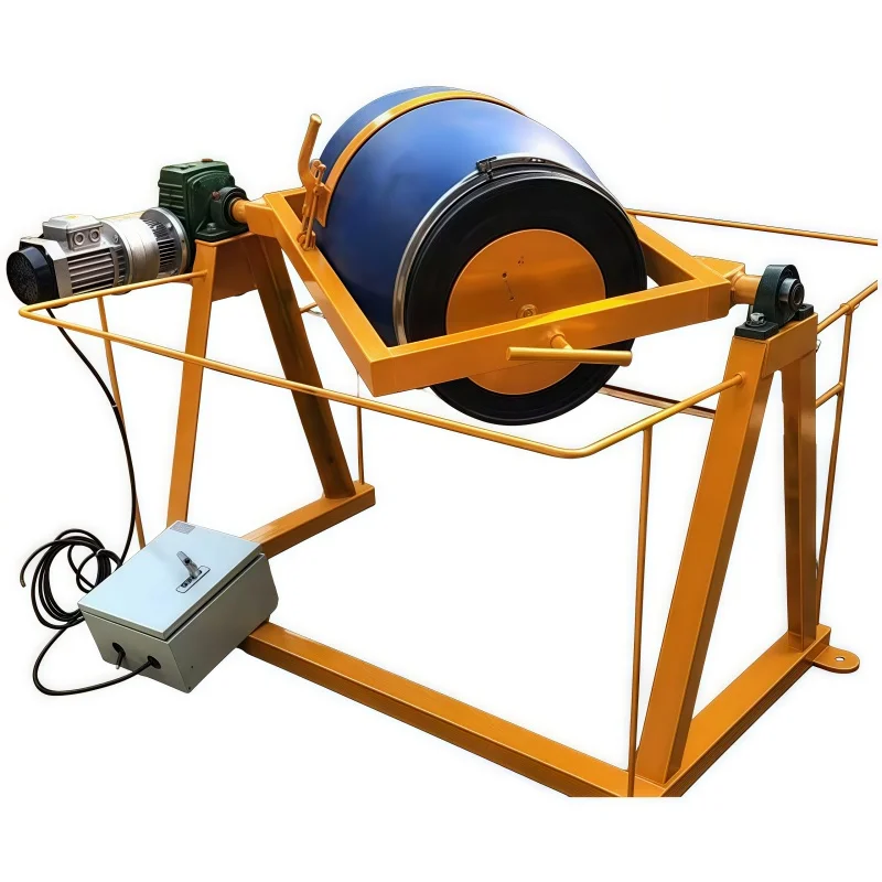 

500L Roller Tumble Mixer Industrial Tilt Barrel Mixer Paint Chemical Adhesive Mixing