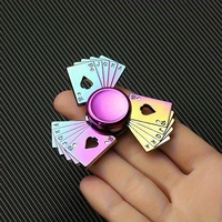 Colorful Alloy Fingertip Gyroscope Decompression Artifact Finger Gyroscope Stall Net Celebrity Decompression Toy