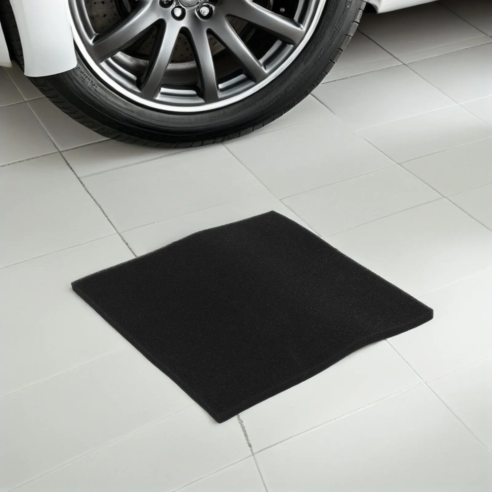 2pcs Car Oil Change Mat Proof Pad Absorbent Sheets No Splatter Design For Driveway Garage Vehicle Maintenance Tool view 3