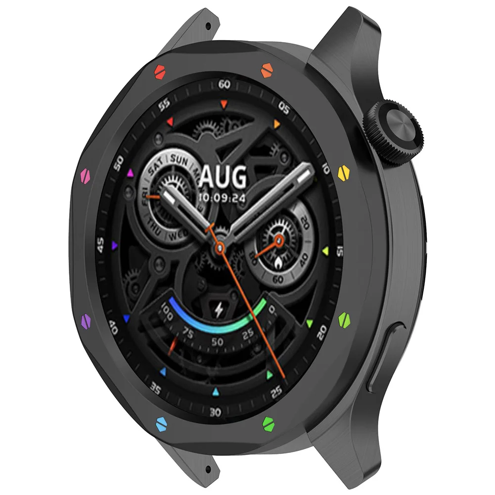 Xiaomi Watch S4 ESIM/S3 ESIM用メタルベゼルリングメタルプロテクター時計ケースストラップカバーメタルベゼル交換ケースカバーリング