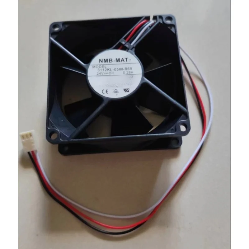 L+ 10pcs for NMB-MAT 3112KL-05W-B69 MODEL DC 24V 0.28A 8CM cooling fan 3 Pin 8032