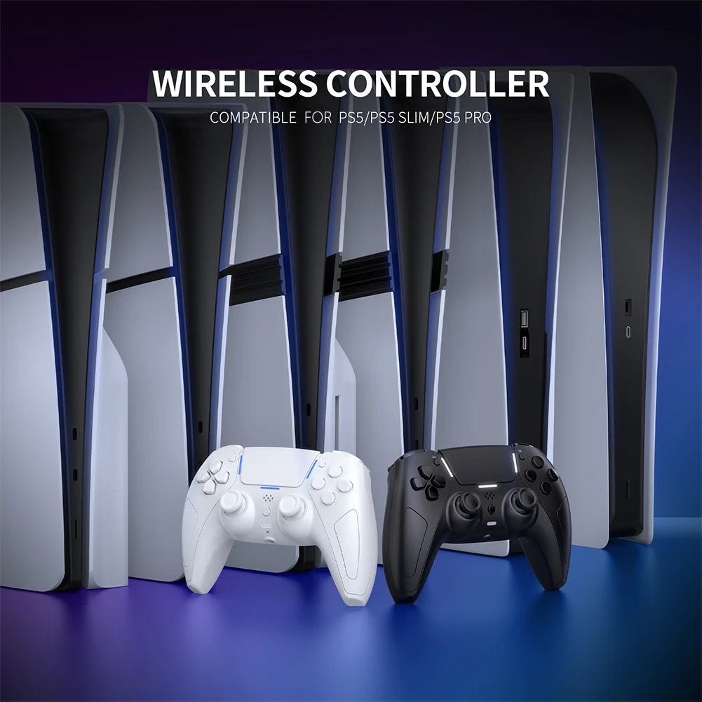 

BT Gaming Console Controller Metal Joystick Handheld Gaming Controller USB-C Dual Vibration Game Controller for Game Accessories