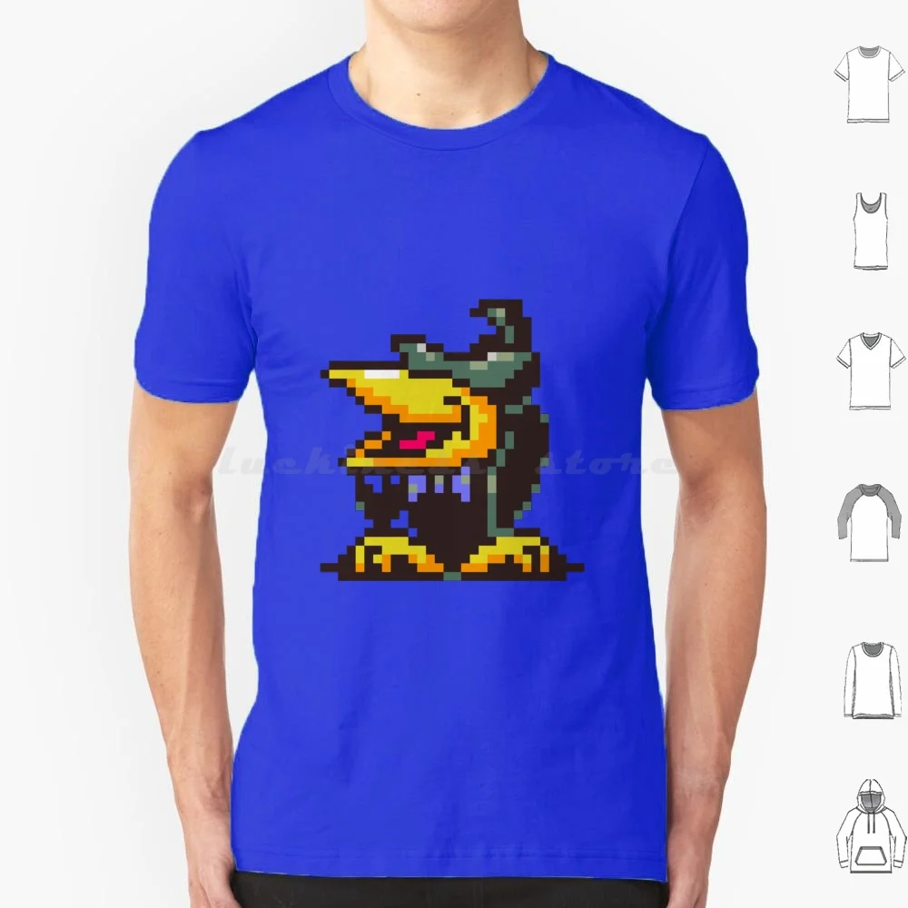 Spiteful Crow T Shirt Big Size 100% Cotton Super Spiteful Crow Nes Snes Ness Paula Jeff Poo Earthbound Mother 2 Two Video Game