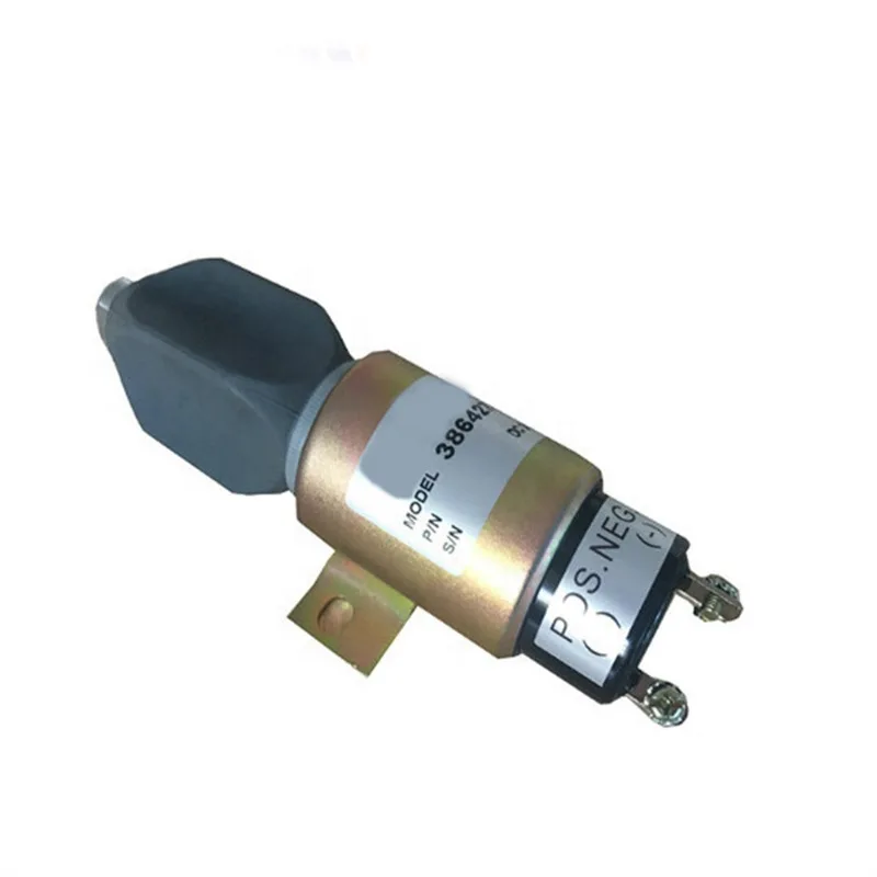 Excavator Parts Flameout Solenoid Valve, Electromagnet Parking Solenoid Valve 3864274