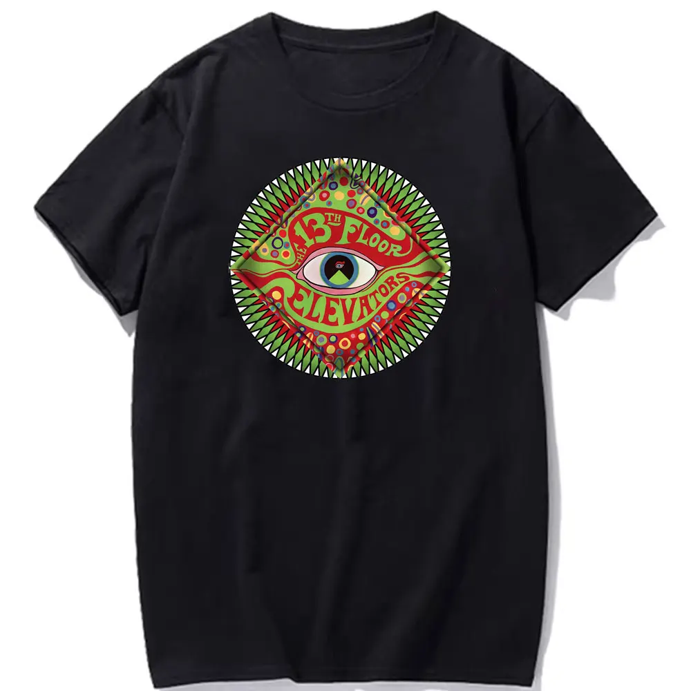 The 13th Floor Elevators Myth Music 80s Rock Punk Best Seller T Shirt Music Retro Top Tee Gift Cool Unisex Cotton Street Fashion