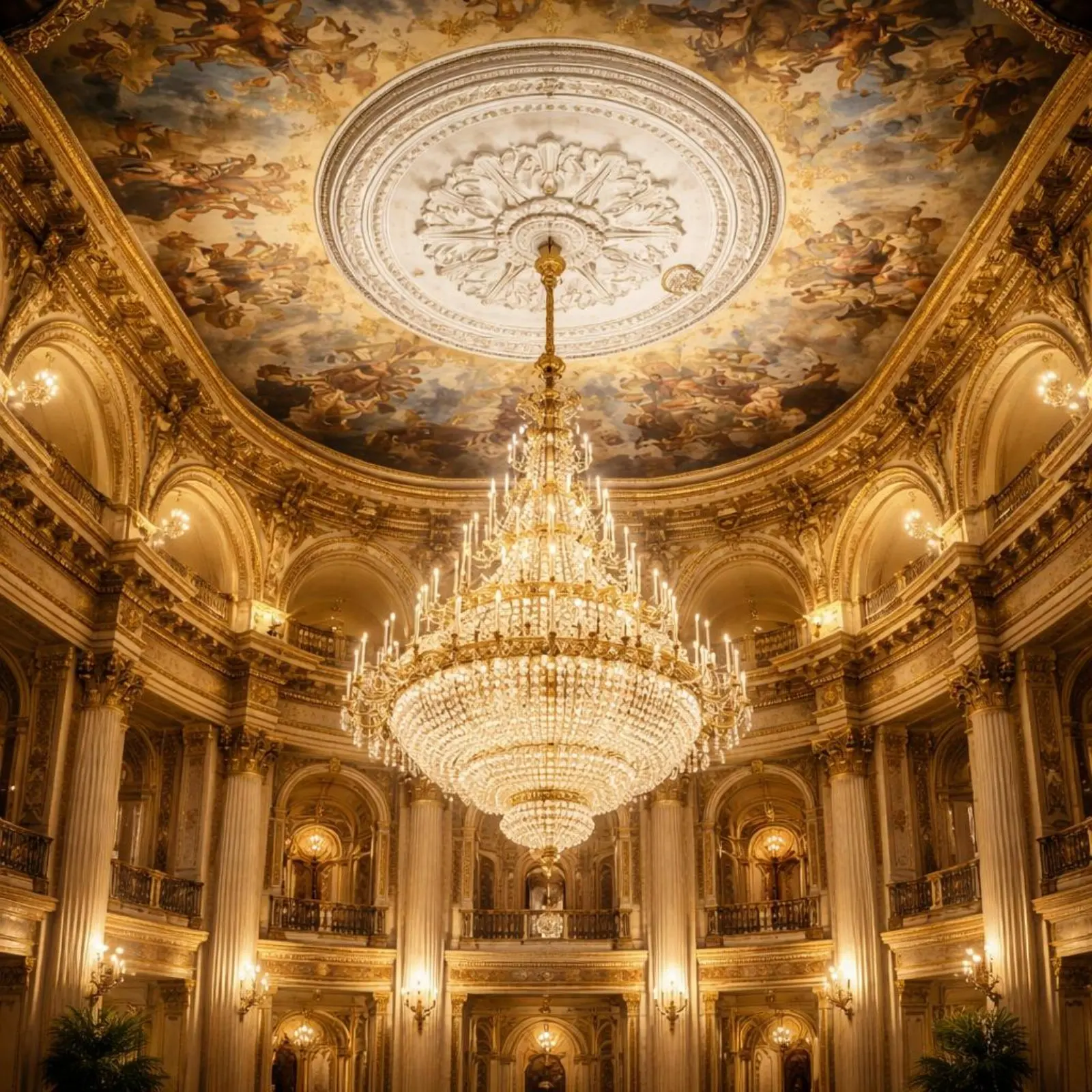Ceiling Medallion European Design Round Ceiling Medallion Home Decor Easy to Install Waterproof for Living Room view 5