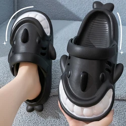 Shark Slippers flip flops Cloud Women Clapper Slides Summer Beach Indoor Eva Sandals Men Funny Home Weird Shoes Ladies Female