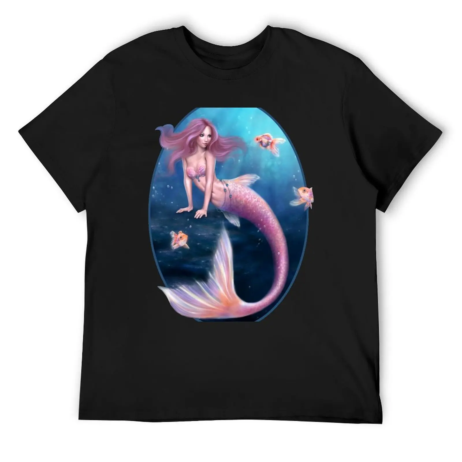 Aurelia Goldfish Mermaid T-Shirt graphic t shirts oversized graphic tee mens t shirts top quality