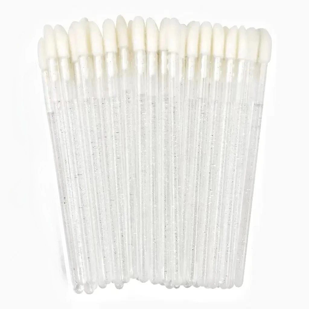 300 pièces applicateur de brillant à lèvres baguettes de rouge à lèvres applicateur de rouge à lèvres brosse à lèvres jetable brillant à lèvres brosse à lèvres jetable