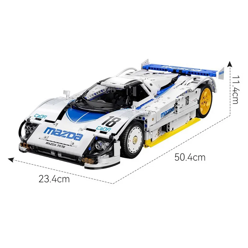 

DIY Toys Building Blocks C63007 Technical Car Model City Racing Series Boys' Holiday Gifts 1797Pcs