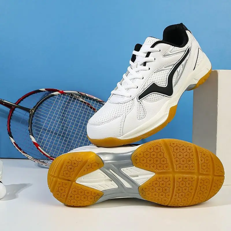 New professional men's badminton sneakers women's tennis training shoes men's and women's sports shoes badminton sneakers