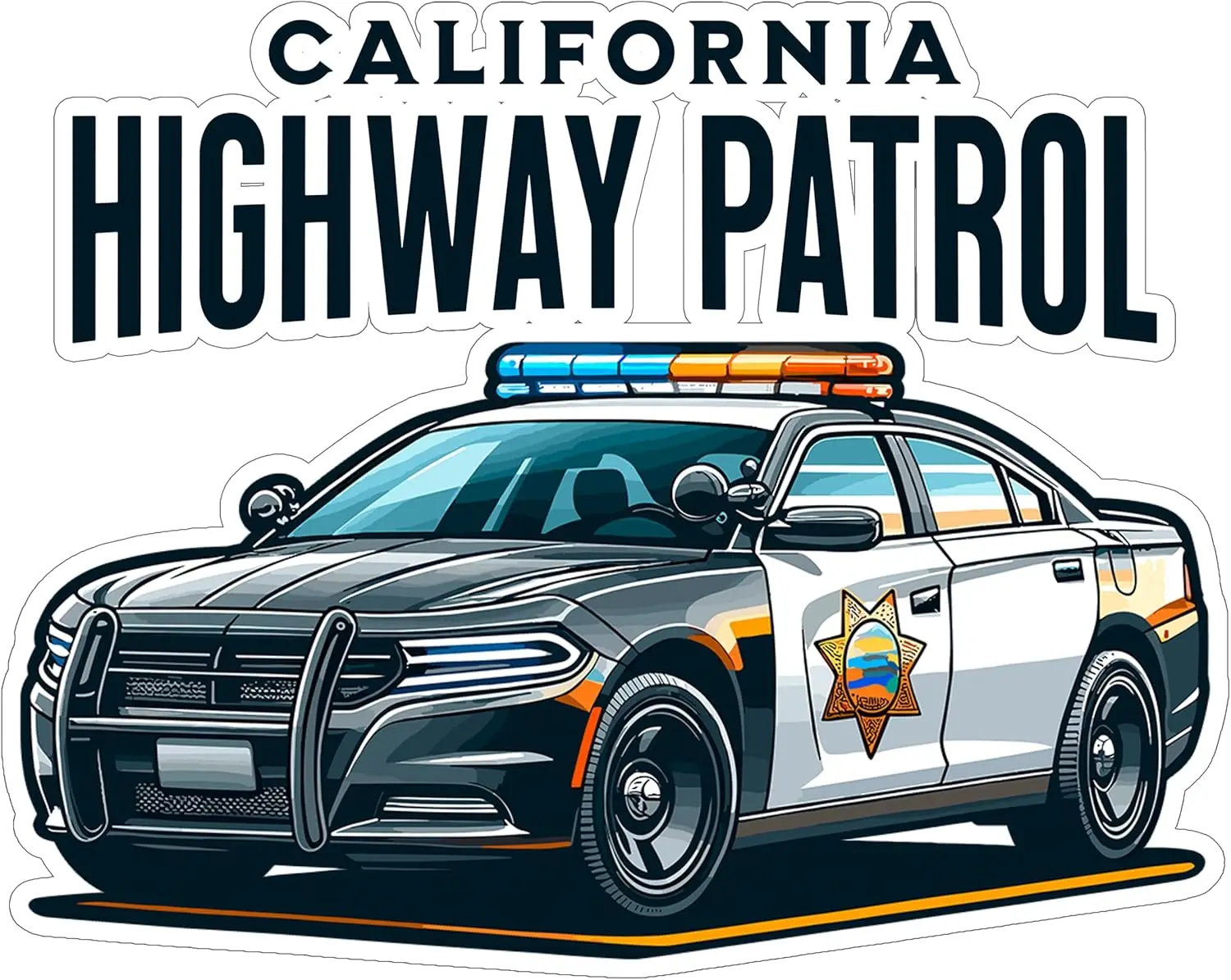 

California Fuel Tank Vinyl Decals Stickers Waterproof DIY Sunscreen Motorcycle Tail Cover Scratch VAN RV 3D Retro Car