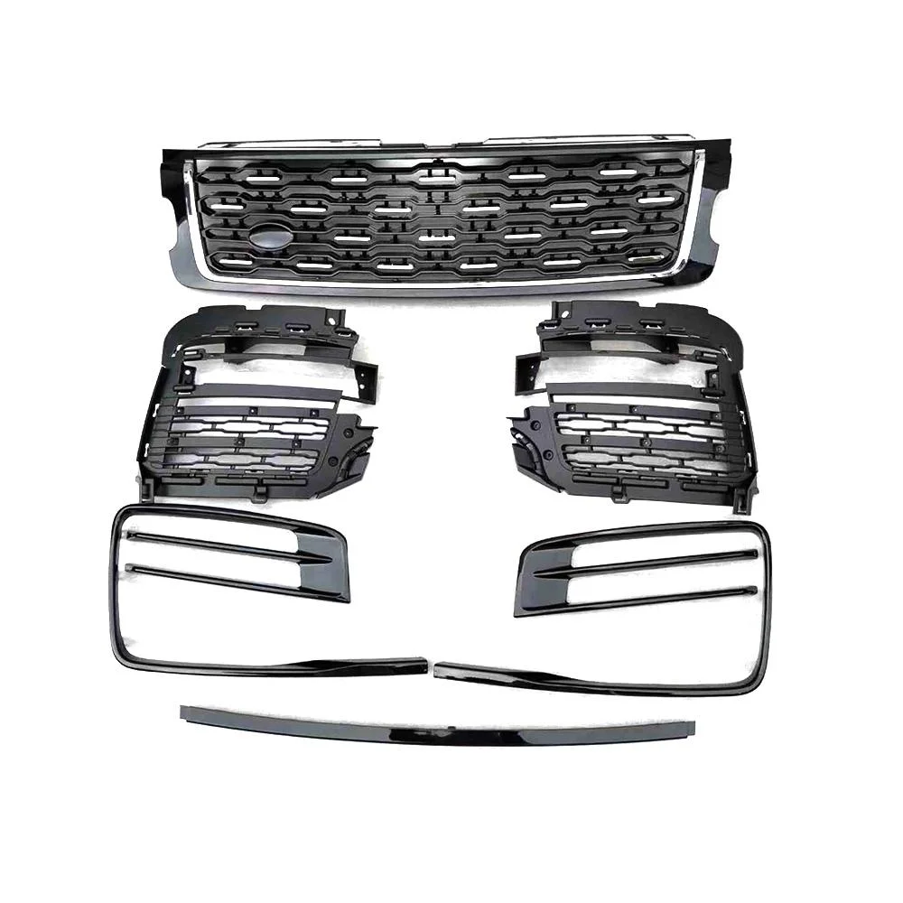 For VOGUE 2018-2019 FRONT GRILLE+BUMPER GRILLE SVA STYLE Body Kit Car Accessories Auto Parts
