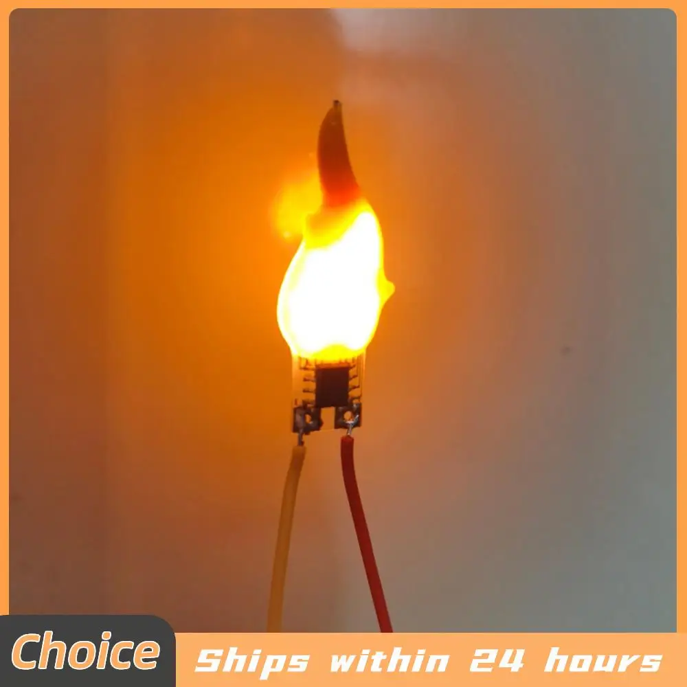 3/5/10PCS Flame Light Bulbs 2200K Diode 3V LED Flame Effect Light Bulb Flash Candles for Christmas Party Decorations