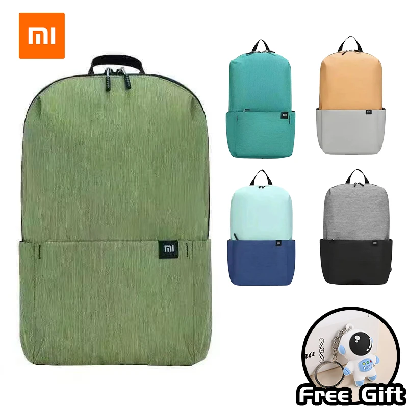 XIAOMI Colorful Small Backpack Men\'s and Women\'s Shoulder Bag Outdoor Waterproof Student Portable Sports Bag 10-15L