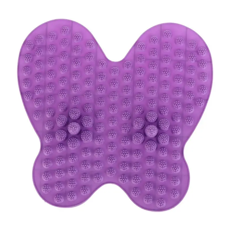 Reflexology Foot Acupressure Massage Mat Pain Relief Feet Walk for Butterfly Massager Plate Dropship