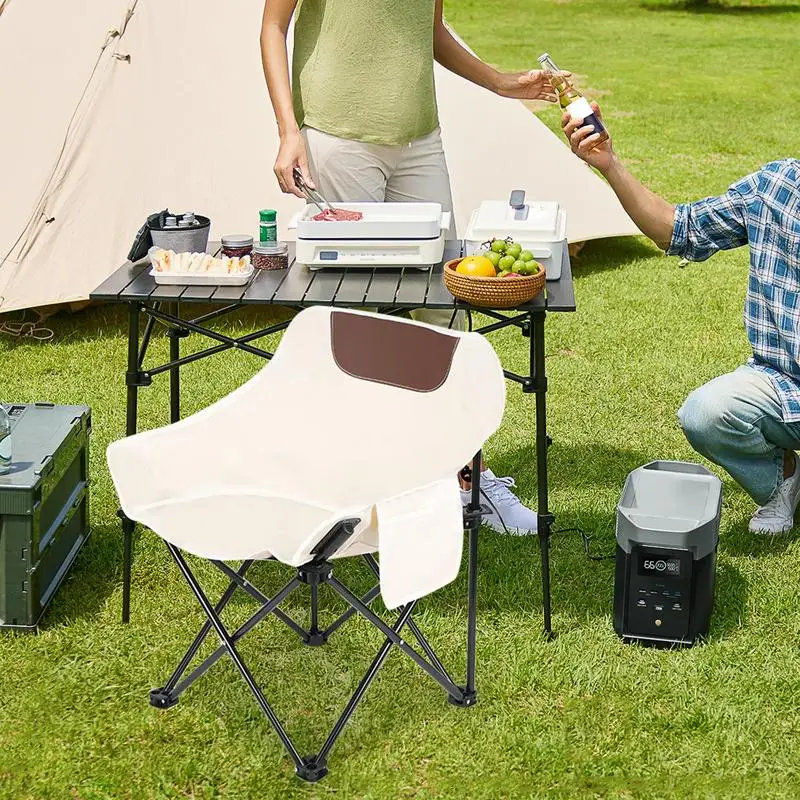 Compact Camping Chair Portable Outdoor Camp Chair Compact Garden Lounge Fishing Seat For Outdoor Adventures
