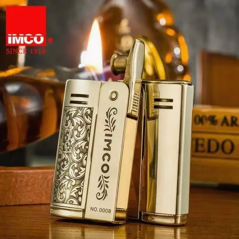 IMCO 6800 briquet coupe-vent à l'huile, briquet rétro nostalgique Vintage, cadeaux haut de gamme pour hommes, vente en gros