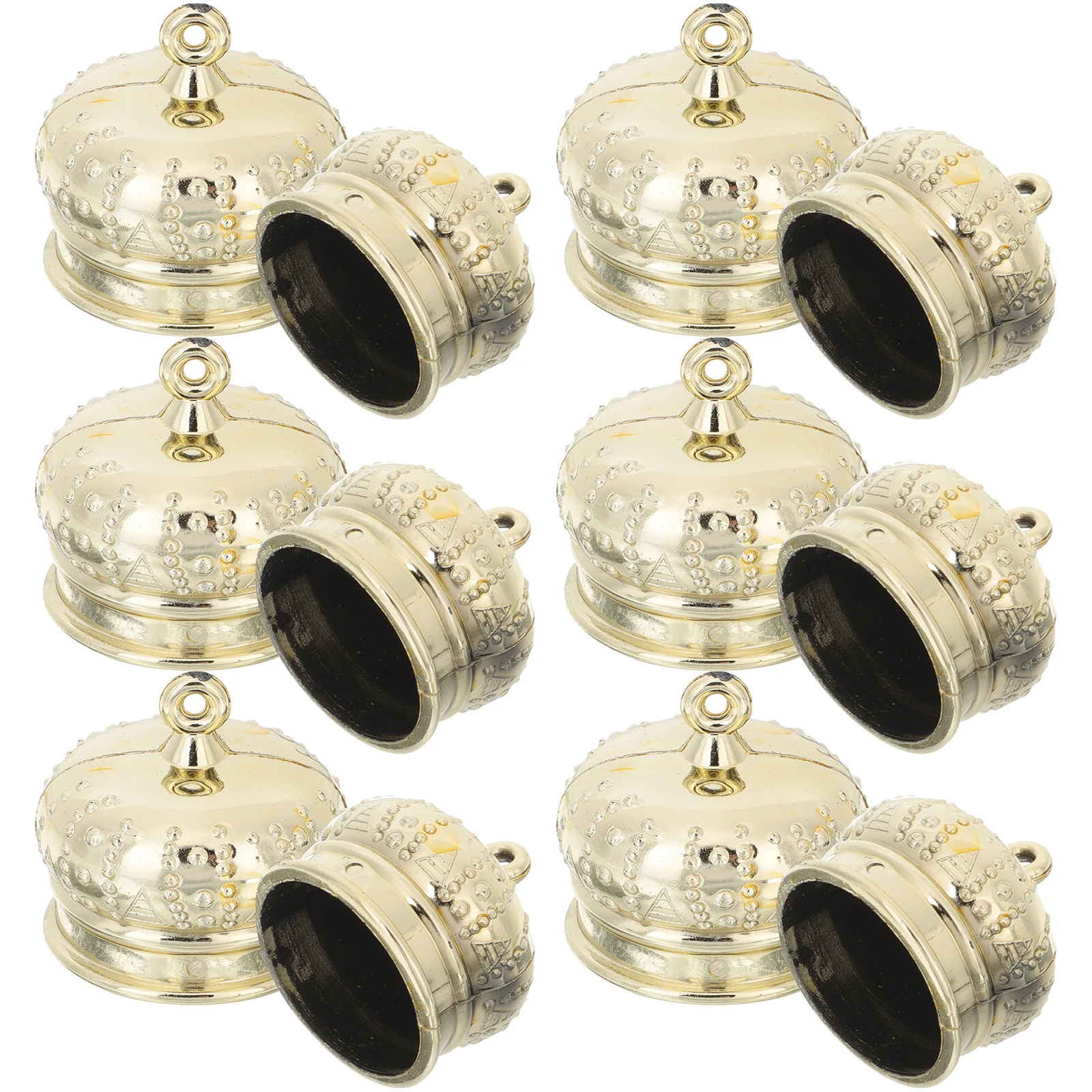 

50 Pcs Hanging Ball Cover Craftsmanship Toy DIY Materials Plastic End Caps Pendant Decorations Durable Reusable Hanging