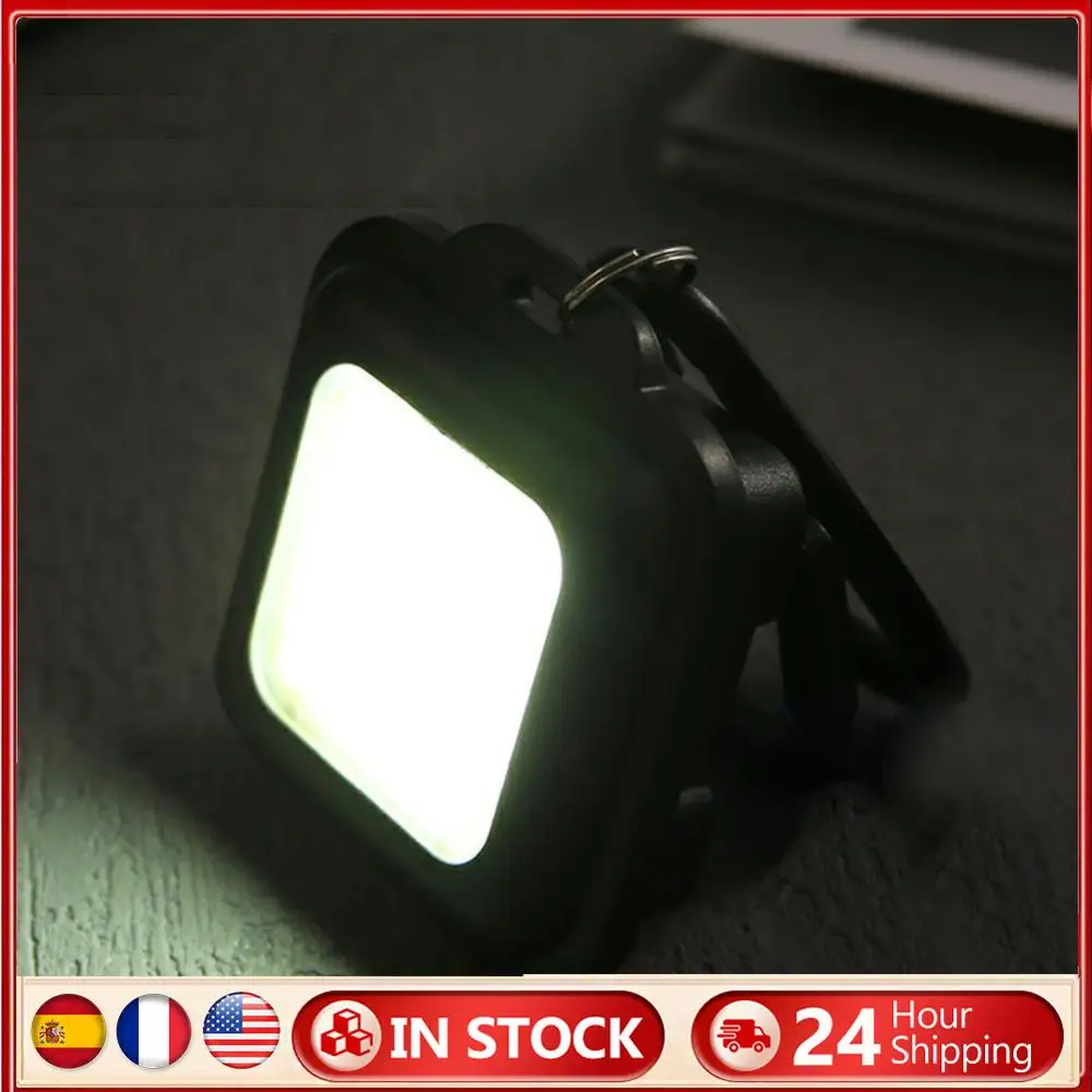 

500LM Mini Flashlight Torch USB Charging Keychain Flashlight Small Pocket Flashlight Multipurpose for Outdoor Fishing Emergency