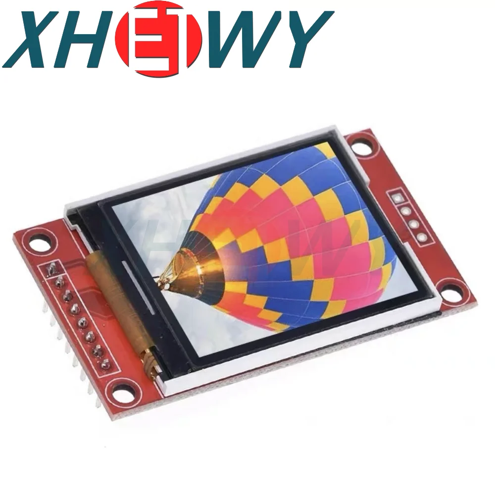 1.8-inch SPI serial port TFT color LCD screen module with 4 IO drivers, 128 * 160LCD display st7735s Without touch