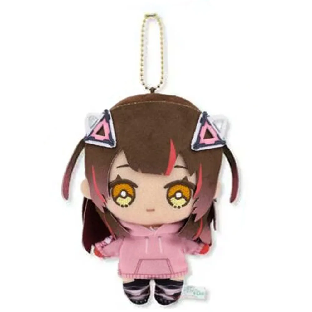 

New Cute Hololive Friends To Go Roboco Robocosan Mascot Plush Stuffed Keychain Keyholder Keyring Bag Pendant Doll Toy Kids Gifts
