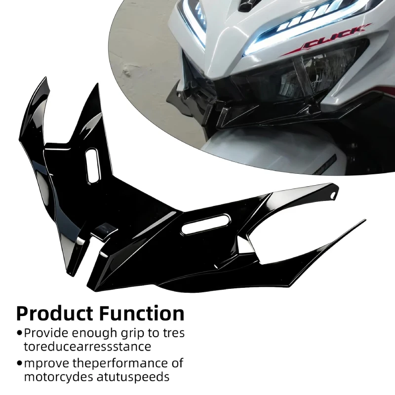 enhances motorcycle stability For Honda PCX125/150/160 Motorcycle Front Fairing - Universal spoiler cover decoration