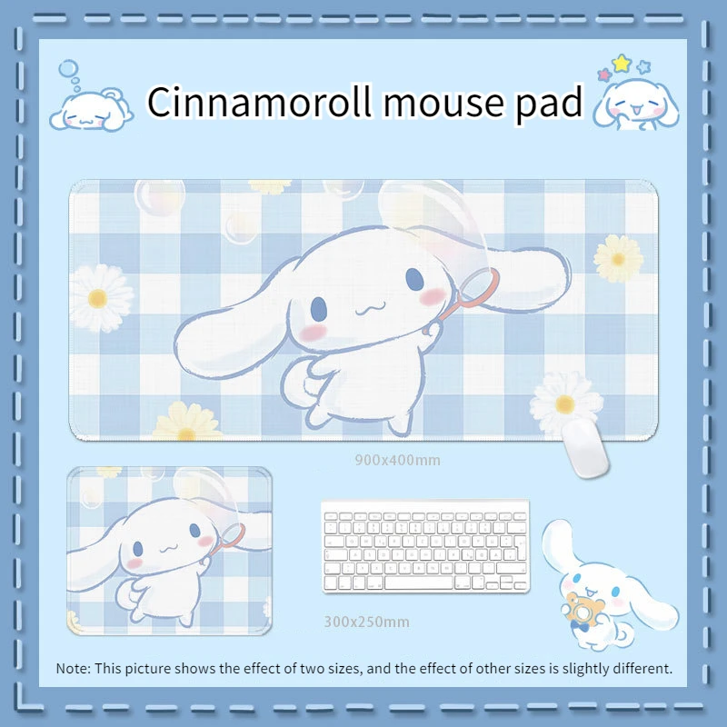 Sanrio Jade Gui Mouse anjing gadis kantor lembut Ins Keyboard Laptop bantalan kreatif antiselip bantalan kartun lucu hadiah beragam mainan anak perempuan