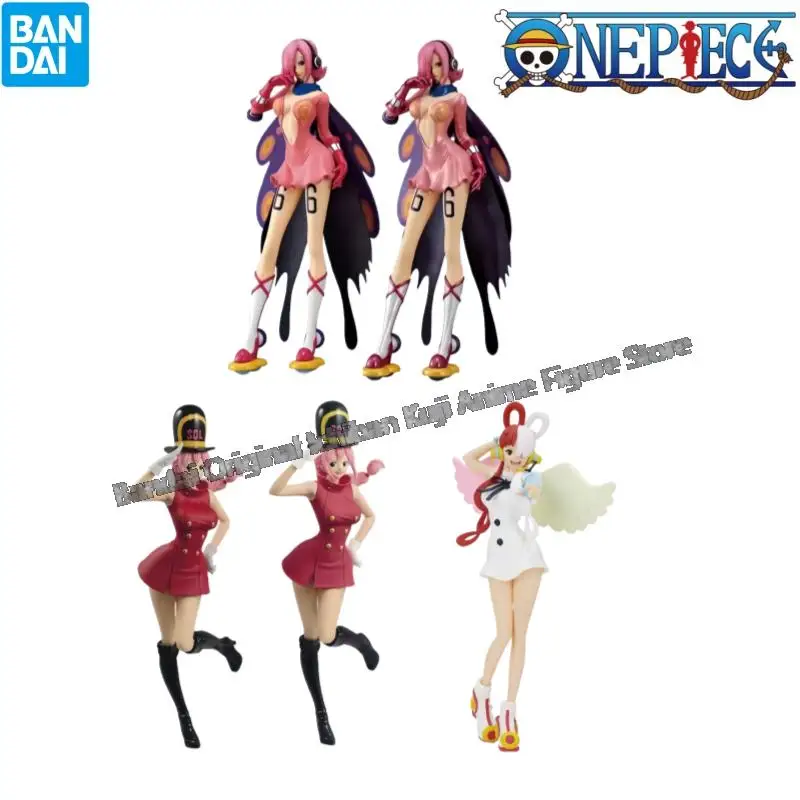 In Stock Bandai Original Box Garage Kit Model One Piece Vinsmoke Reiju Rebecca Uta Anime Characters Collectible Original Statue