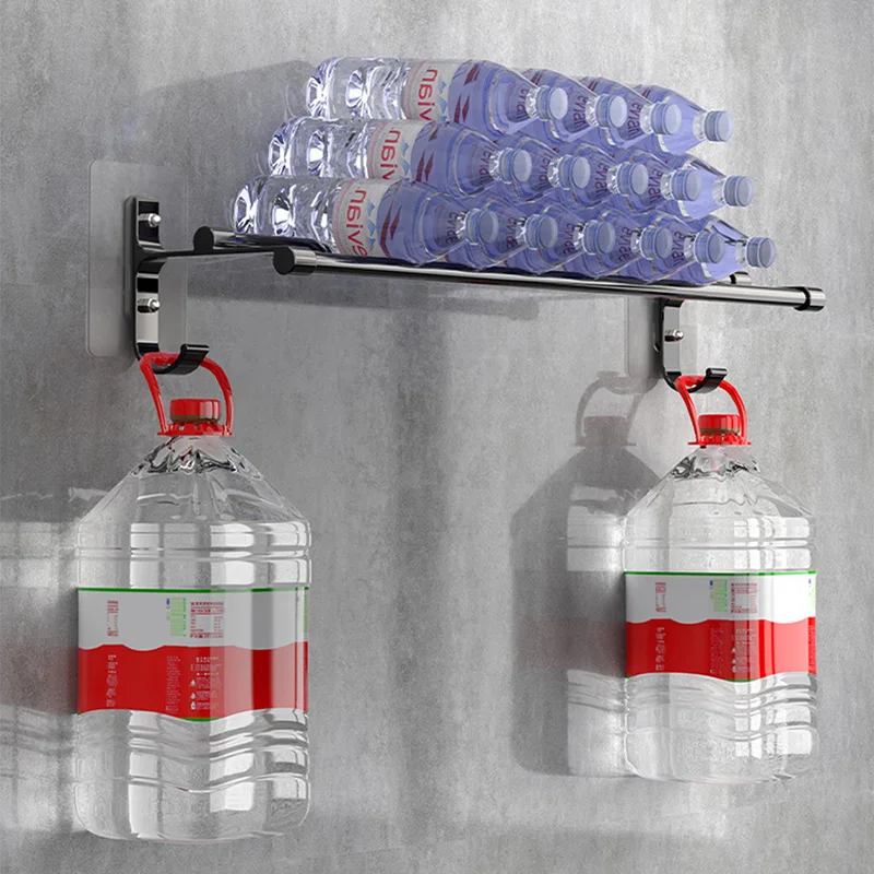 الحمام منشفة اليد رف منشفة حامل جدار جبل لا الحفر جبل 40/50 سنتيمتر منشفة بار الألومنيوم شريط مزدوج 2 الطبقة