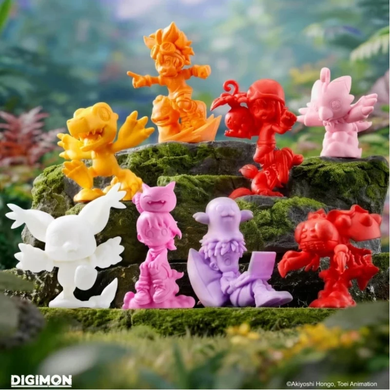Digital Monster Inter-world Evolution Mini Rubber Figure First Wave Regular Designated Character Collection Decor For Collectors