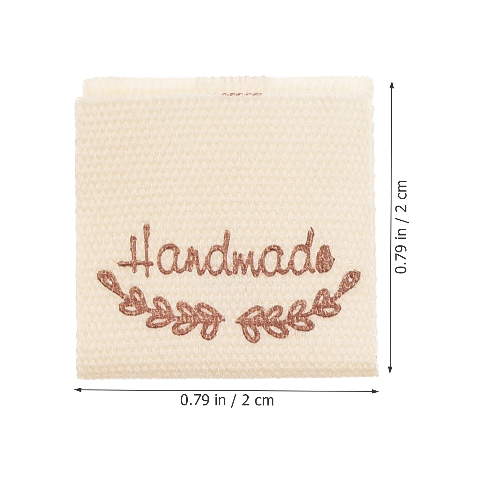 

100pcs Personalized Sewing Labels Soft Fabric Tags For Diy Craft Clothing Knitting Quilt Embellishment Cotton Labels