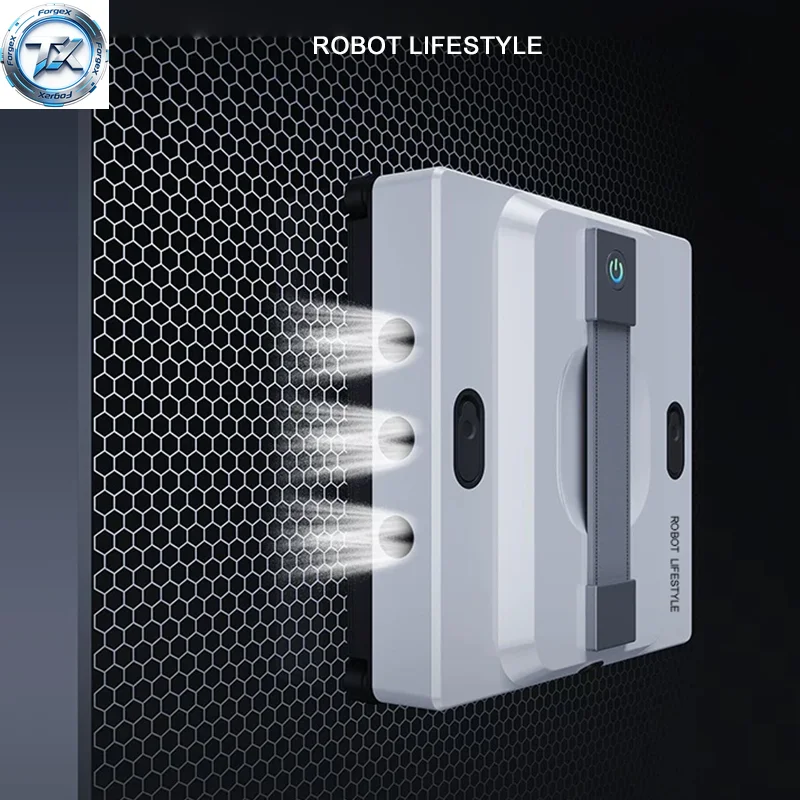 

【Multi-functional】2026 Robot Window Cleaner for Frameless Glass 6 Nozzles 100ml Water Tank 8000pa High Suction 6 Cleaning Mode S