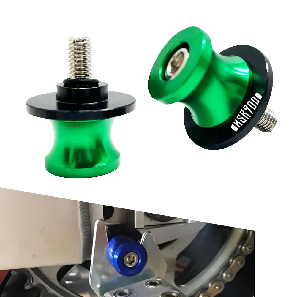 

For YAMAHA XSR900 300 250 155 Motorcycle Accessories M6 Swingarm Spool Slider 6MM Stand Screws LOGO