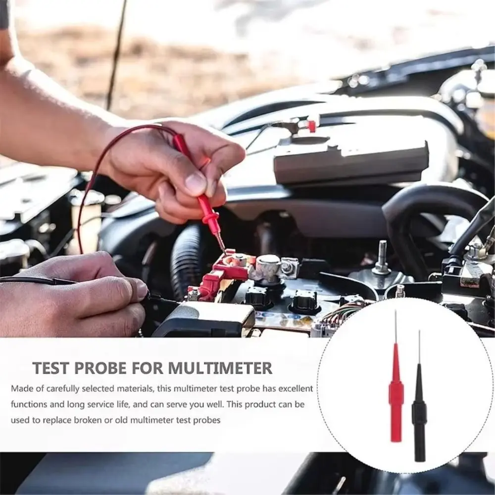 

10pcs 0.7mm Tip Multimeter Tester Rust-proof Low Resistance Multimeter Probes 30V Brass Test Leads Electrical Testing