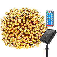 10/20/50/100M Remote Control Solar String Light Outdoor Solar Led Fairy Light Garland Garden Fence Patio Tree Holiday Lighting