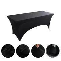 Cubierta de cama elástica para masaje de salón de belleza, cubierta de mesa de cumpleaños para Hotel y boda, juego de mesa de tela para Buffet, decoración de mantel