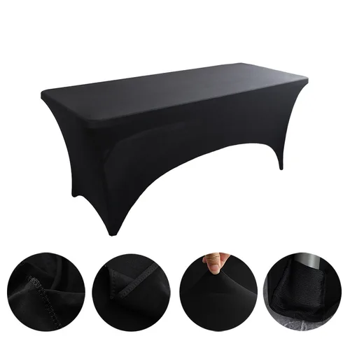 Imagen 1 del producto Cubierta de cama elástica para masaje de salón de belleza, cubierta de mesa de cumpleaños para Hotel y boda, juego de mesa de tela para Buffet, decoración de mantel