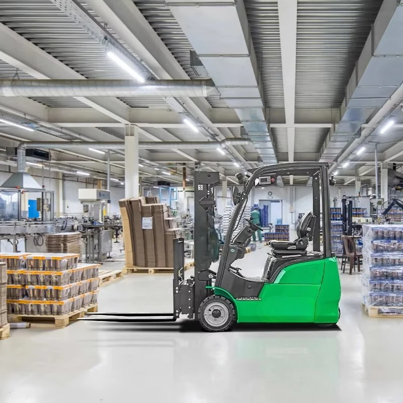 Fork Positioner 4 Wheel Electric Forklift 3 Ton Fast Pallet Loading Unloading Distribution Center Logistics Operation Customized