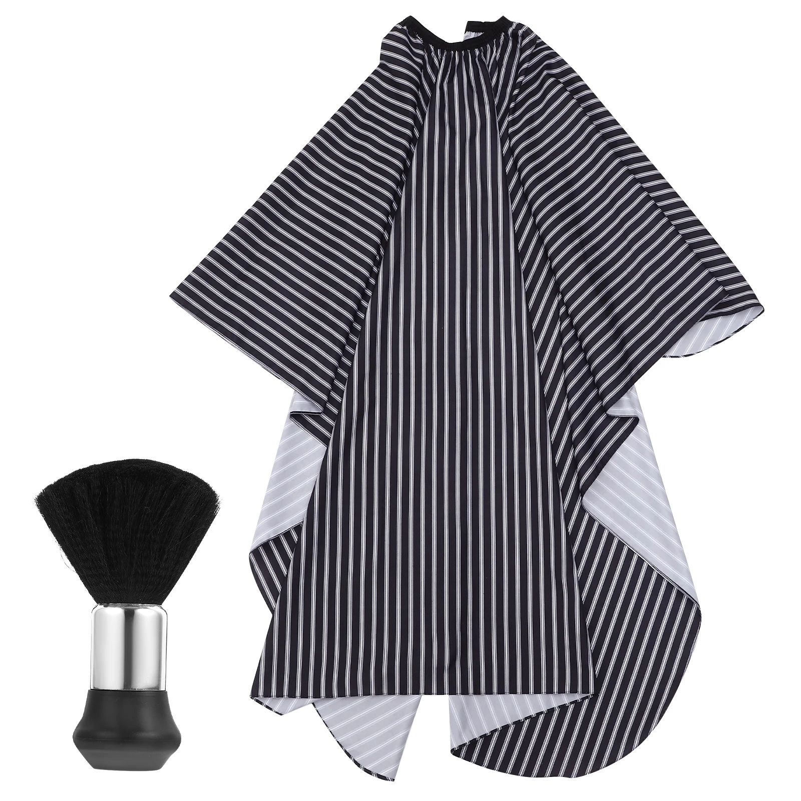 

1 Set Barber Hairdressing Haircut Cape For Men Women Unisex Salon Styling Protector Neck Duster Brush Anti-Static Hair Cutting