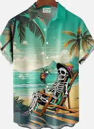 

Men's Plus Size Digital Printed Fashion Casual Street Pocket Shirts 2024New Style Summersuper Large Size Streetwear Clothes