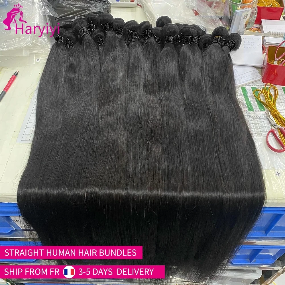 30 40 Tissage Cheveux Humains 1/3/4 PCS Lot de Tissage Cheveux Humain 12A Meche Tissage Naturel Brésilien Haut Qualité Meche Tissage Humain Hair Raw Hair Bundles Human Hair Livraison 3 Jours France