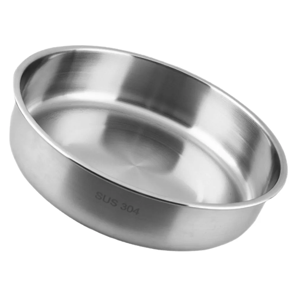 

Stainless Steel Fruit Plate 26CM Large Size Smooth Surface Easy Clean Perfect for Parties Weddings Restaurants Serving Tray Cake