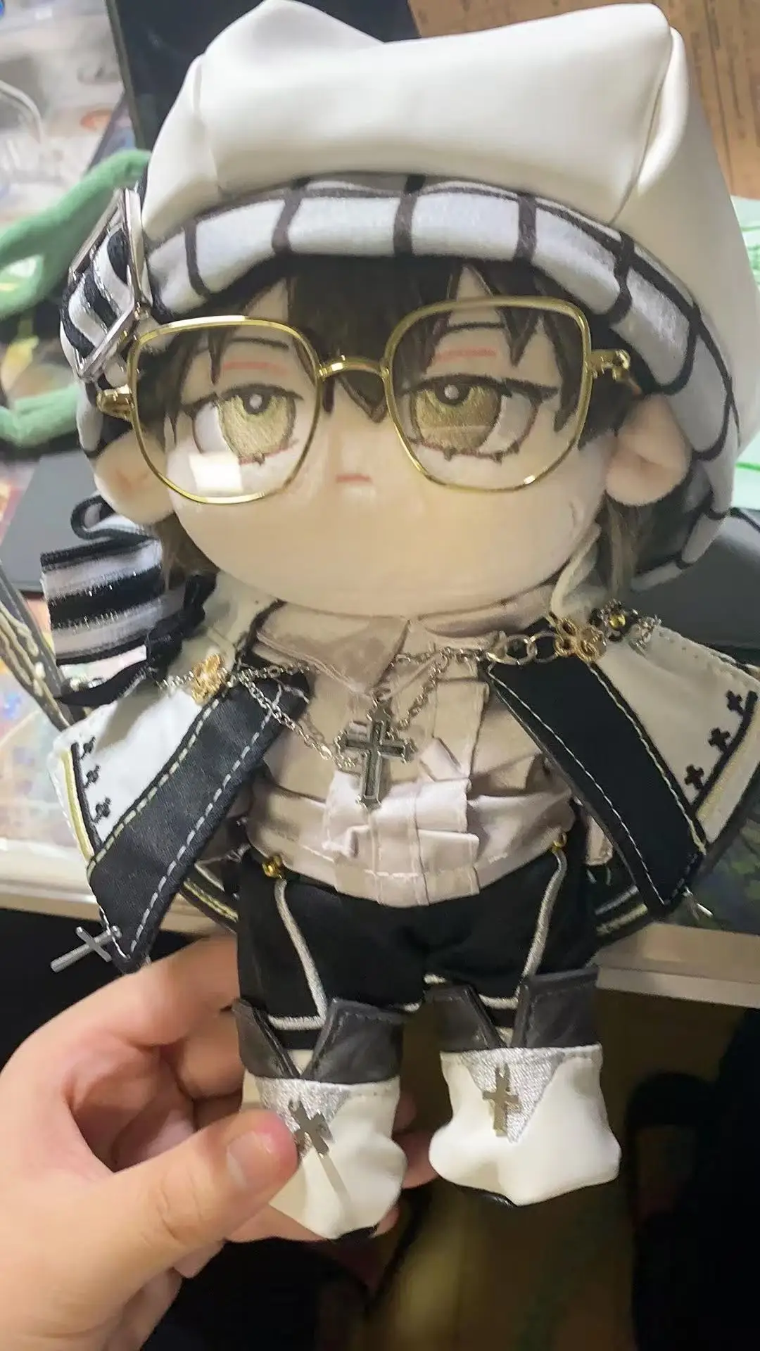 

Фаршированная игра 20 см, аниме «Я стал Богом в ужасе», игра Mu Ke Body, плюшевая кукла, игрушка, мягкое платье, хлопковый подарок для ребенка